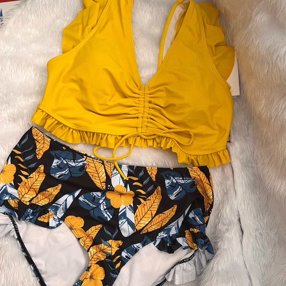 Grace Karin Bikini High Waisted Bathing Suite tummy Control